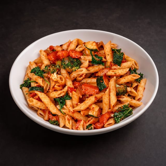 Veggie Pasta Bowl- Red Sauce.