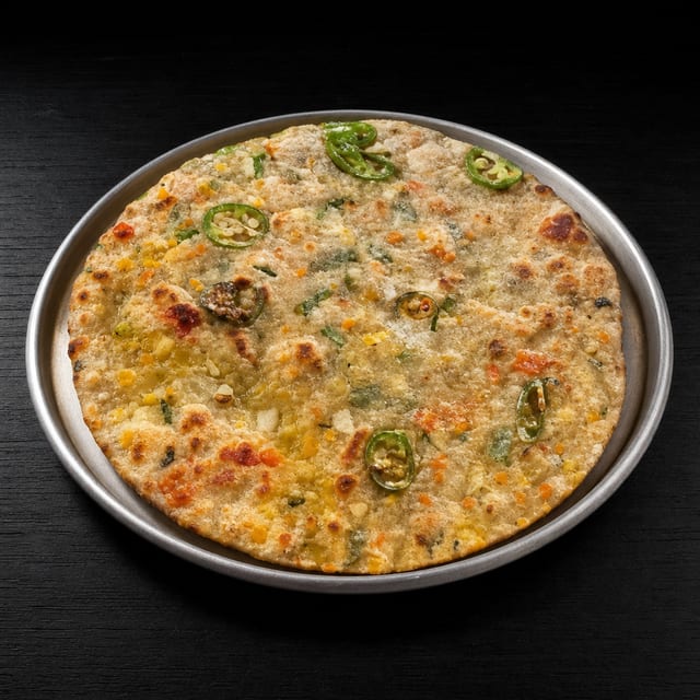 Sorghum Flour (Jowar) - Vegetables Flatbread.