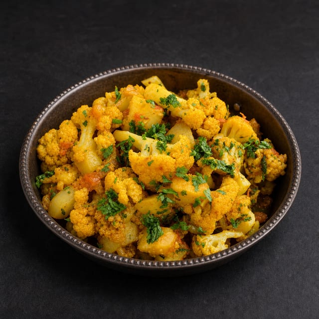 Cooked Cauliflower Veggie.