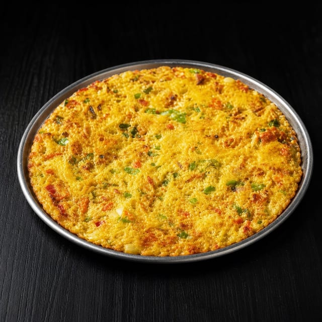 Gram Flour - Veggie Pancake Flatbread.